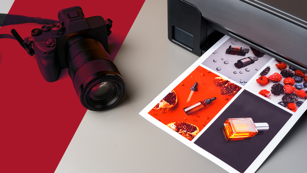 Inkjet printer showing the quality of the prints.